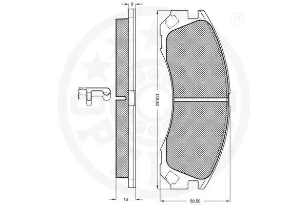 Brake Pad Set, disc brake