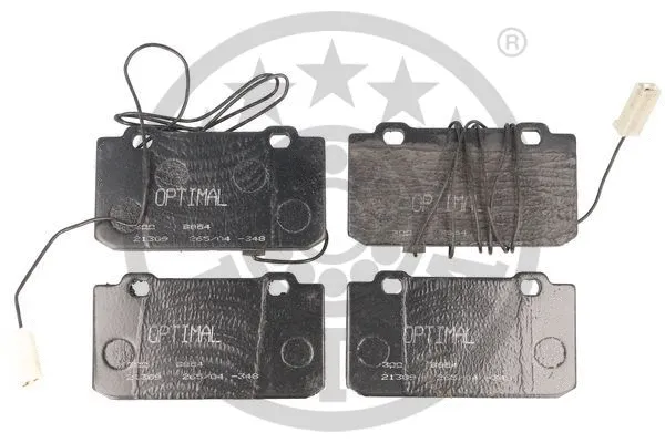 Brake Pad Set, disc brake (9854)