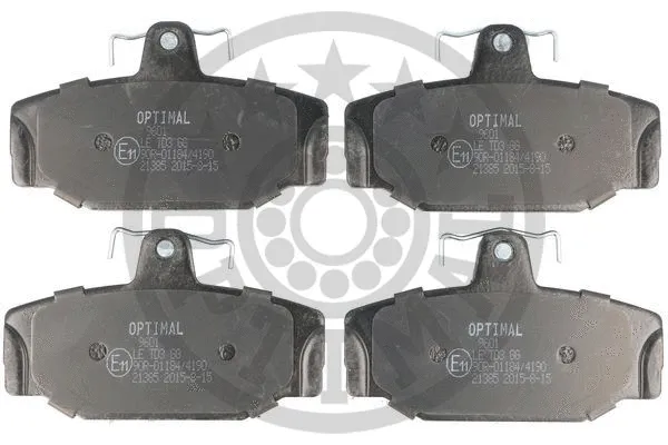 Brake Pad Set, disc brake (BP-09601)