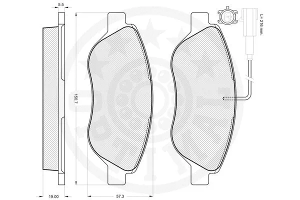 Brake Pad Set, disc brake