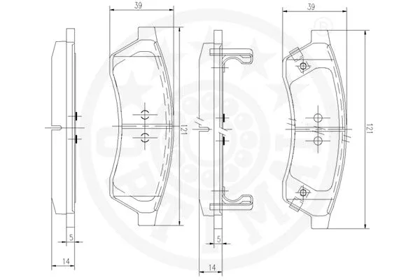 Brake Pad Set, disc brake