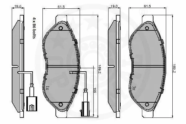 Brake Pad Set, disc brake