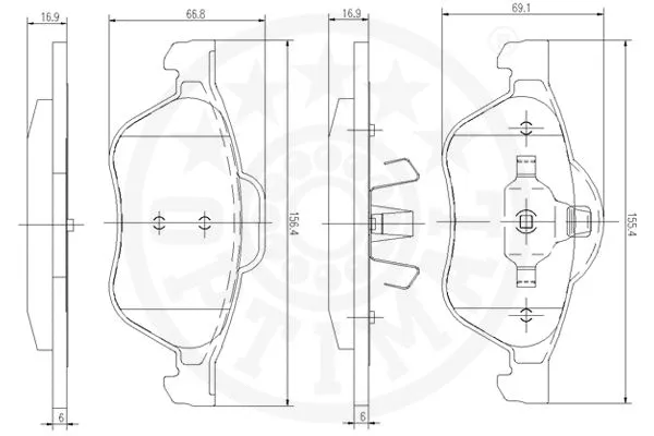 Brake Pad Set, disc brake