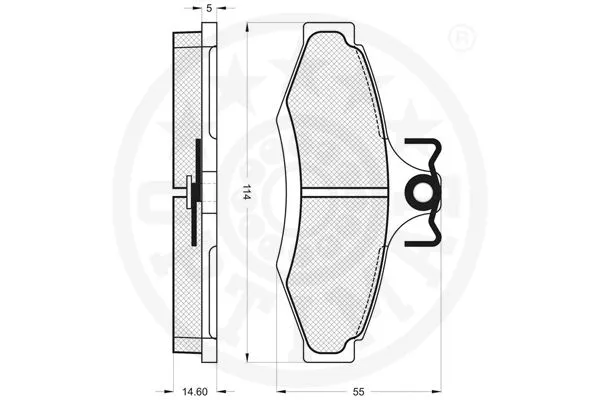 Brake Pad Set, disc brake