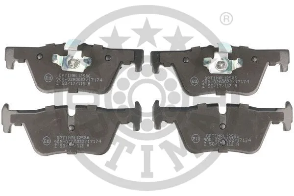 Brake Pad Set, disc brake (BP-12586)