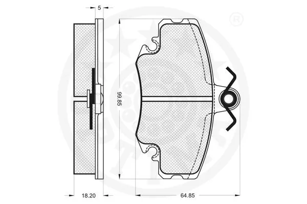 Brake Pad Set, disc brake