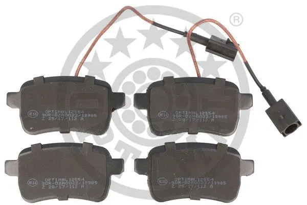 Brake Pad Set, disc brake (BP-12554)