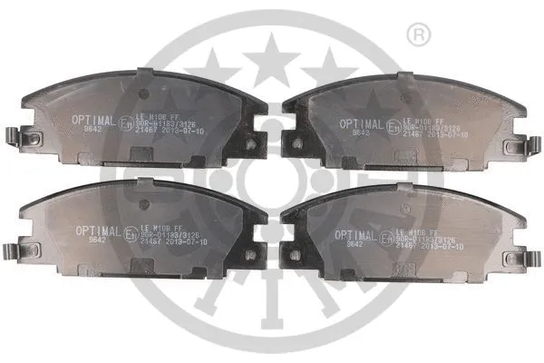 Brake Pad Set, disc brake (9642)