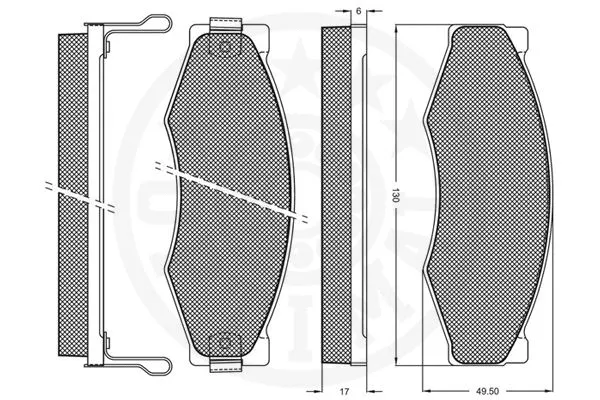 Brake Pad Set, disc brake
