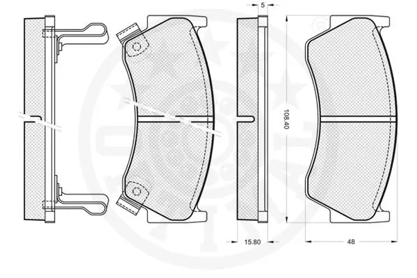 Brake Pad Set, disc brake