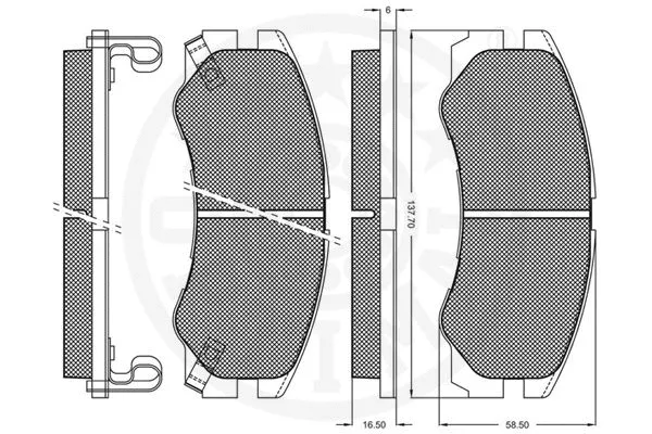 Brake Pad Set, disc brake