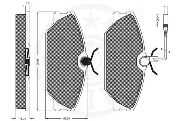 Brake Pad Set, disc brake