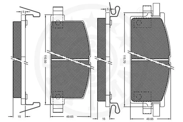 Brake Pad Set, disc brake