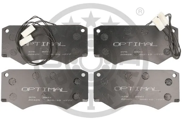 Brake Pad Set, disc brake (9851)