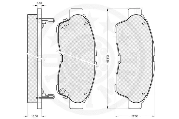 Brake Pad Set, disc brake