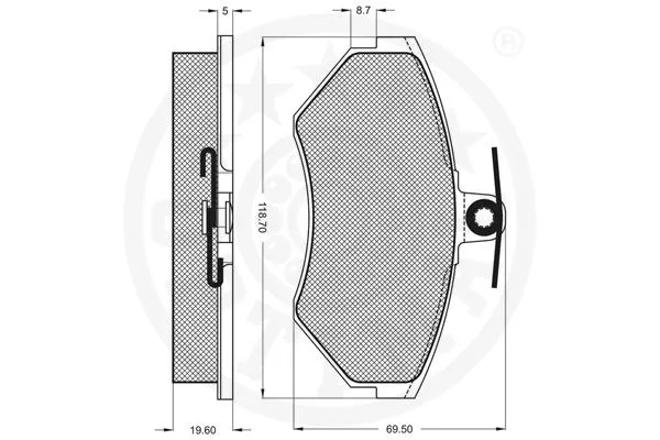 Brake Pad Set, disc brake
