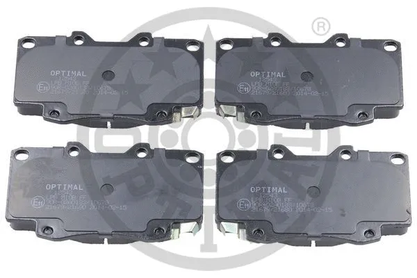 Brake Pad Set, disc brake (BP-12543)