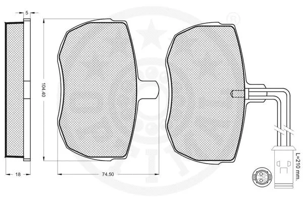 Brake Pad Set, disc brake