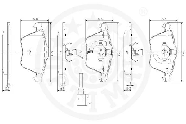 Brake Pad Set, disc brake
