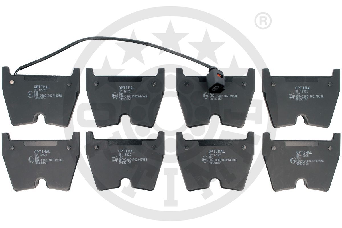 Brake Pad Set, disc brake (BP-12925)
