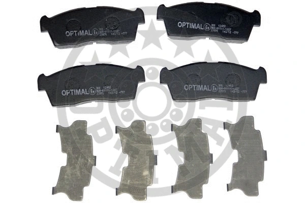 Brake Pad Set, disc brake (12415)