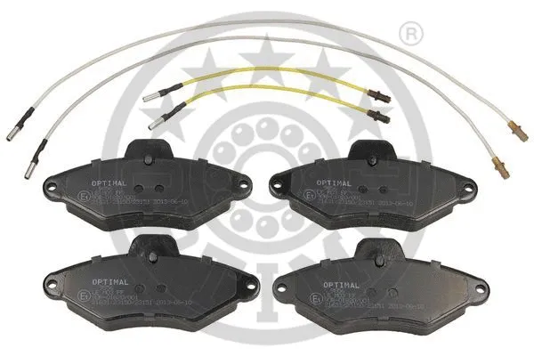 Brake Pad Set, disc brake (9856)