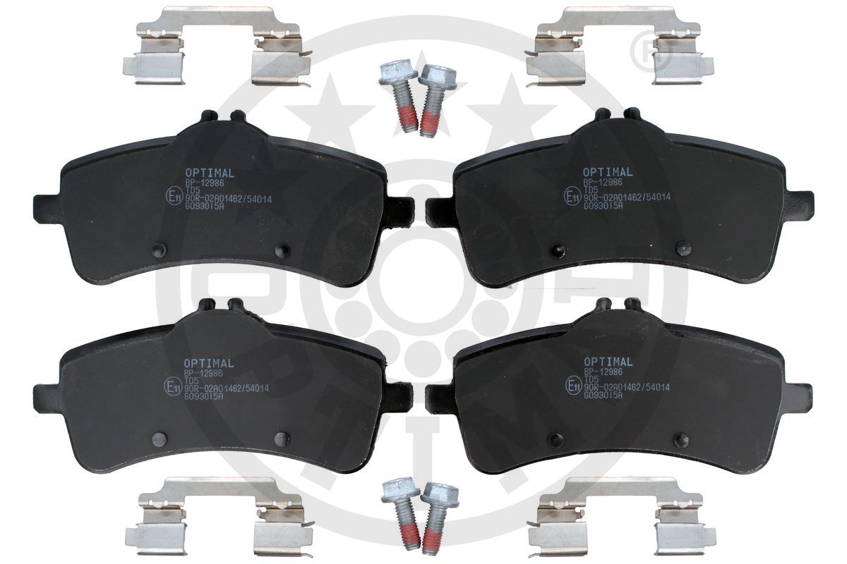 Brake Pad Set, disc brake (BP-12986)