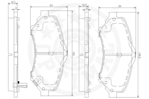 Brake Pad Set, disc brake