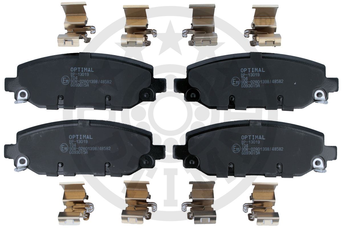 Brake Pad Set, disc brake (BP-13019)
