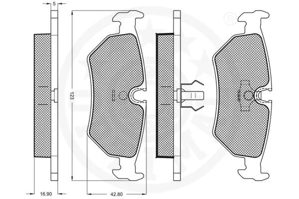Brake Pad Set, disc brake