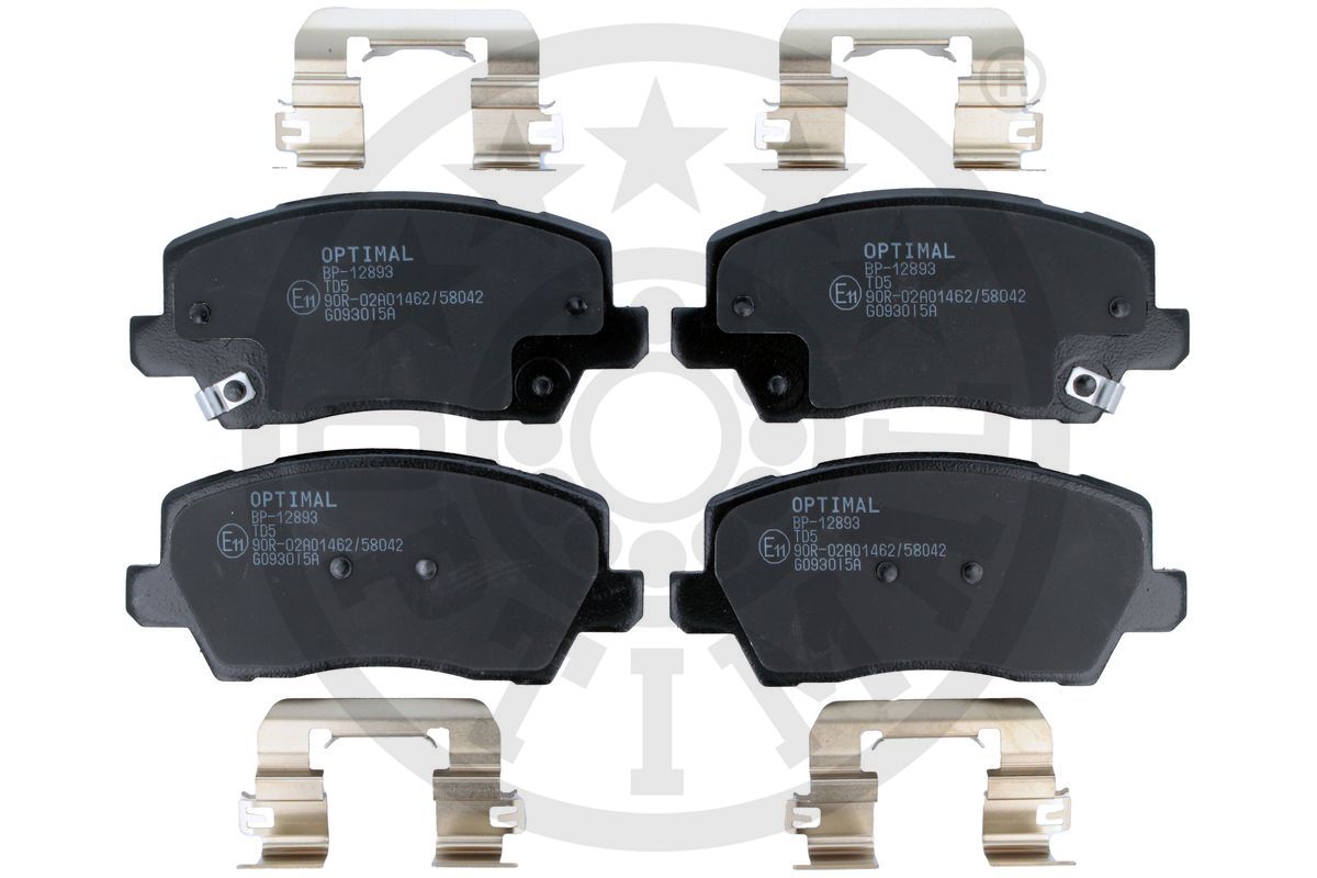 Brake Pad Set, disc brake (BP-12893)