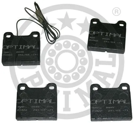 Brake Pad Set, disc brake (9845)