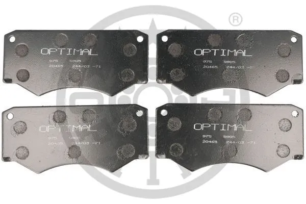 Brake Pad Set, disc brake (5905)