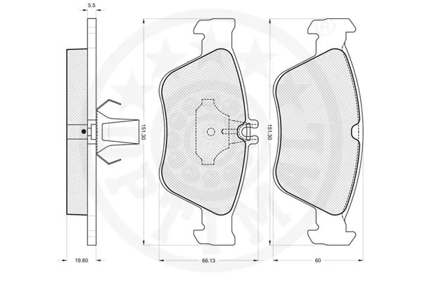 Brake Pad Set, disc brake