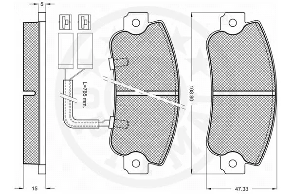 Brake Pad Set, disc brake