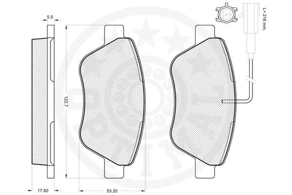 Brake Pad Set, disc brake