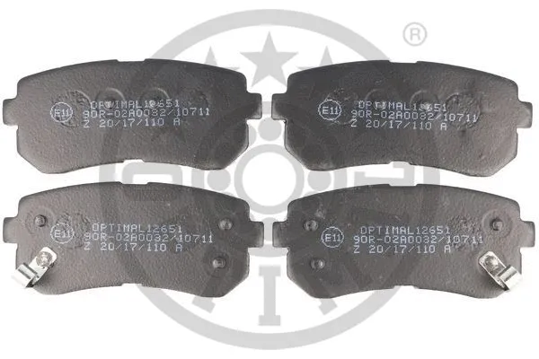 Brake Pad Set, disc brake (BP-12651)