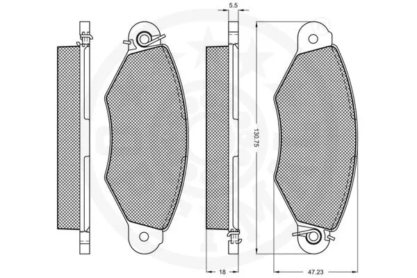 Brake Pad Set, disc brake