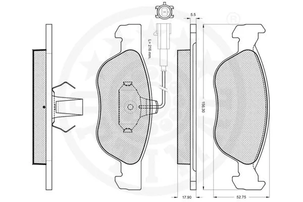 Brake Pad Set, disc brake