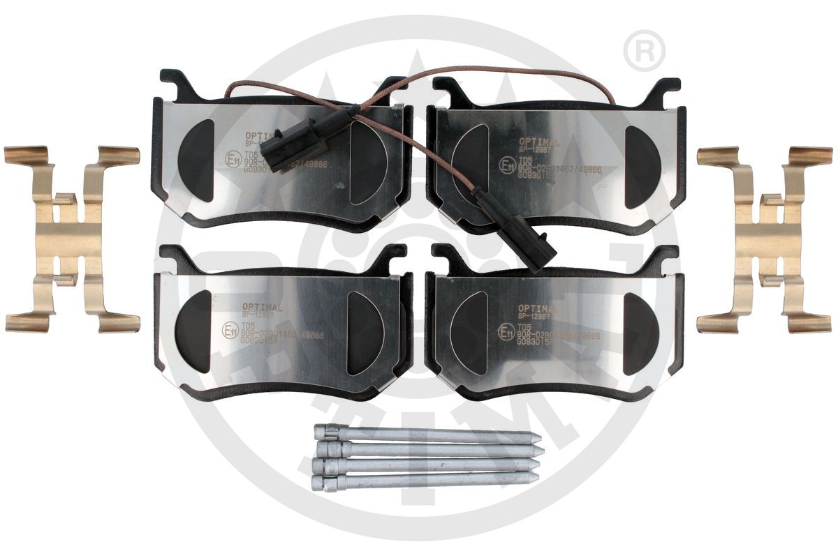 Brake Pad Set, disc brake (BP-12967)