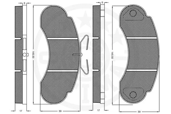 Brake Pad Set, disc brake
