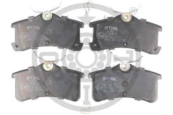 Brake Pad Set, disc brake (12493)