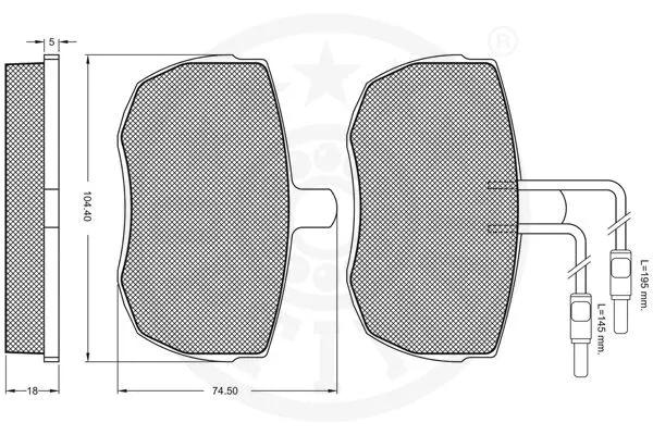 Brake Pad Set, disc brake