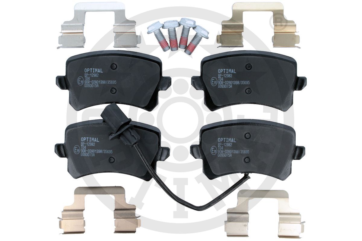 Brake Pad Set, disc brake (BP-12982)