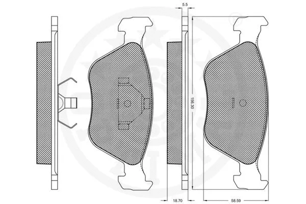 Brake Pad Set, disc brake