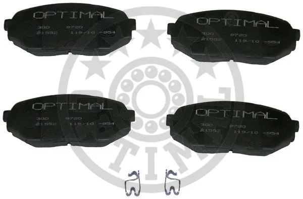 Brake Pad Set, disc brake (9720)