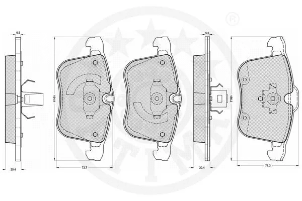 Brake Pad Set, disc brake