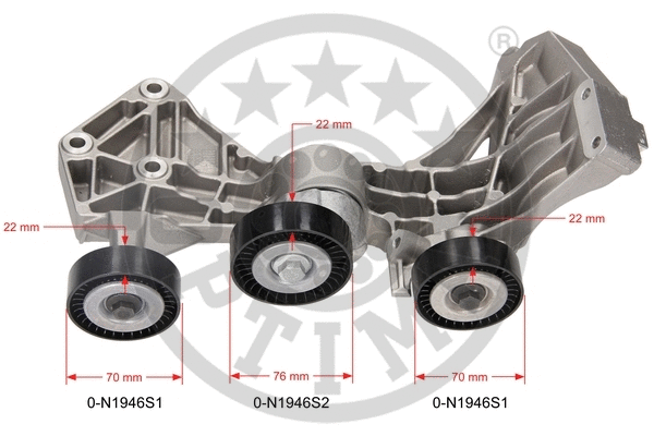 Belt Tensioner, V-ribbed belt (0-N1946)