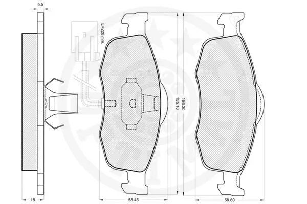 Brake Pad Set, disc brake
