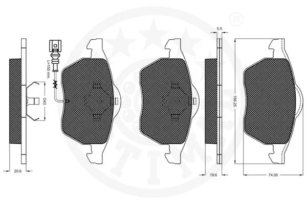 Brake Pad Set, disc brake